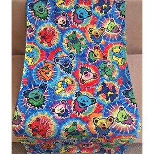 Dancing Bears Grateful Dead Beach Bath Pool Gift Towel Cotton Splash Vibrant New